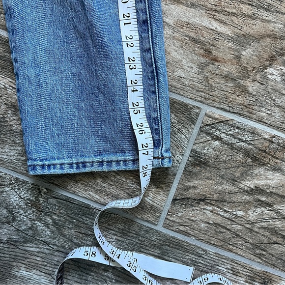 Madewell The Perfect Vintage Straight Blue Denim Jeans, Distressed Women Size 26 - Picture 8 of 11